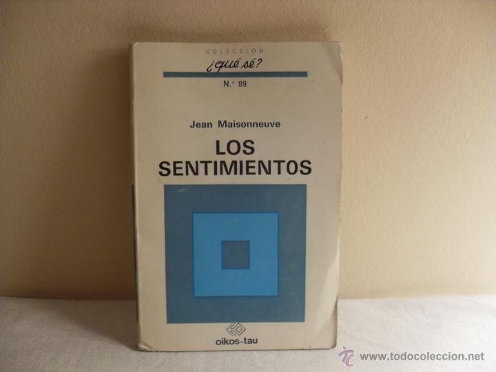 Libros de segunda mano: Los sentimientos Jean Maisonneuve) - Foto 1