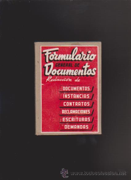 Libros de segunda mano: FORMULARIO GENERAL DE DOCUMENTOS - EDICIONES GAISA S/ FECHA - Foto 1