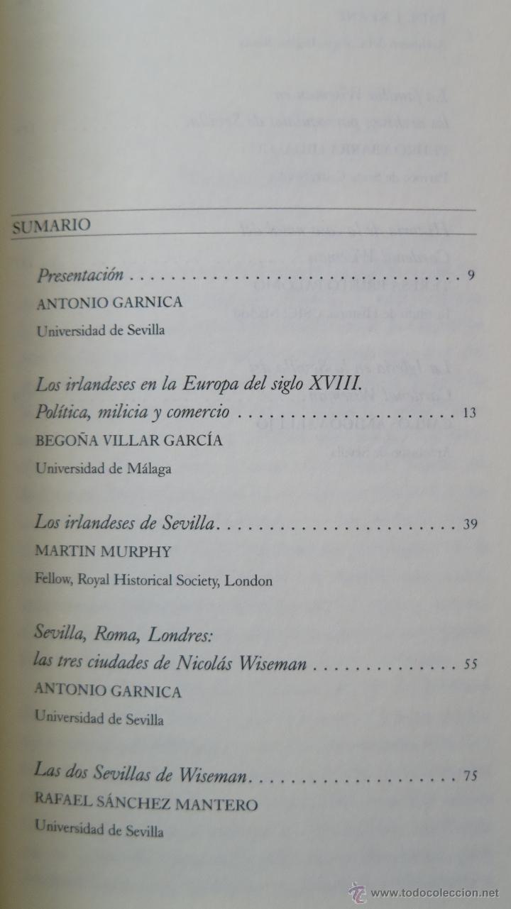 Libros de segunda mano: LA SEVILLA DE NICOLAS WISEMAN. ANTONIO GARNICA - Foto 2