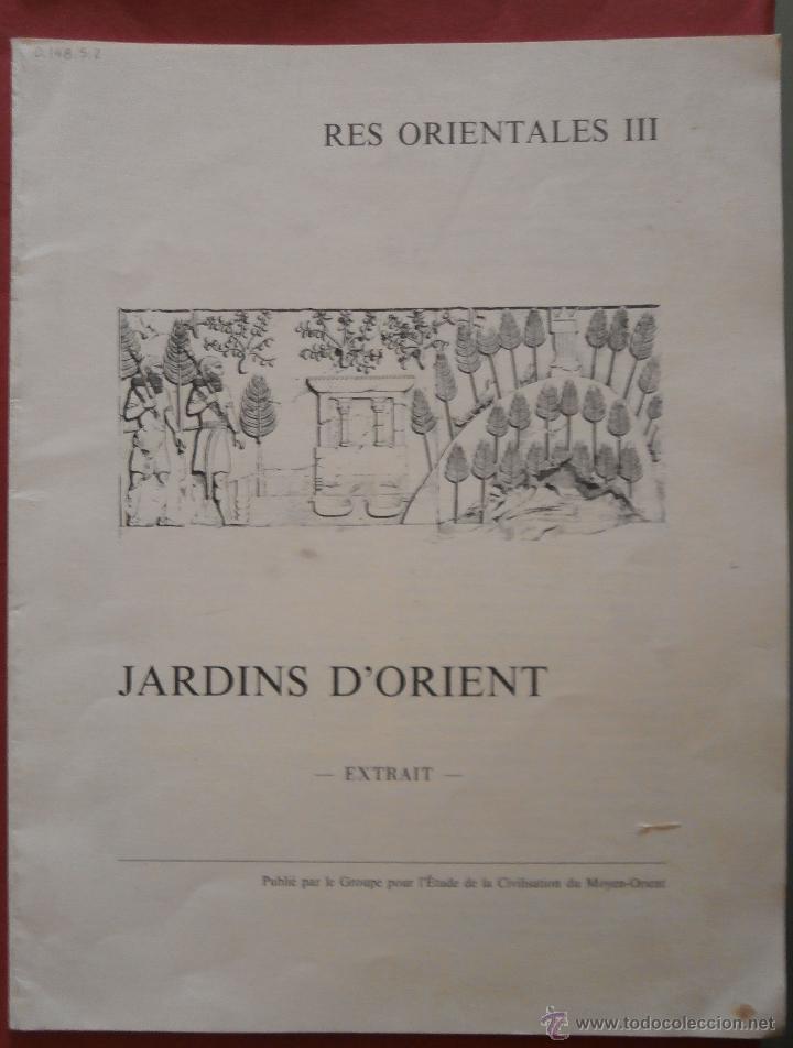 Second hand books: Jardins d'Orient. Res Orientales III. Extrat. Yves Porter