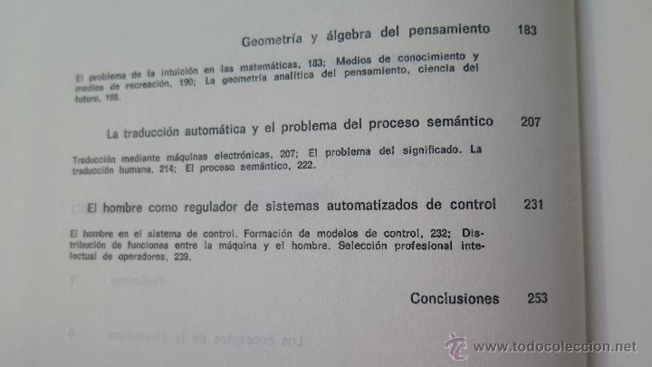 Libros de segunda mano: PSICOLOGIA Y CIBERNETICO. PUSHKIN - Foto 3