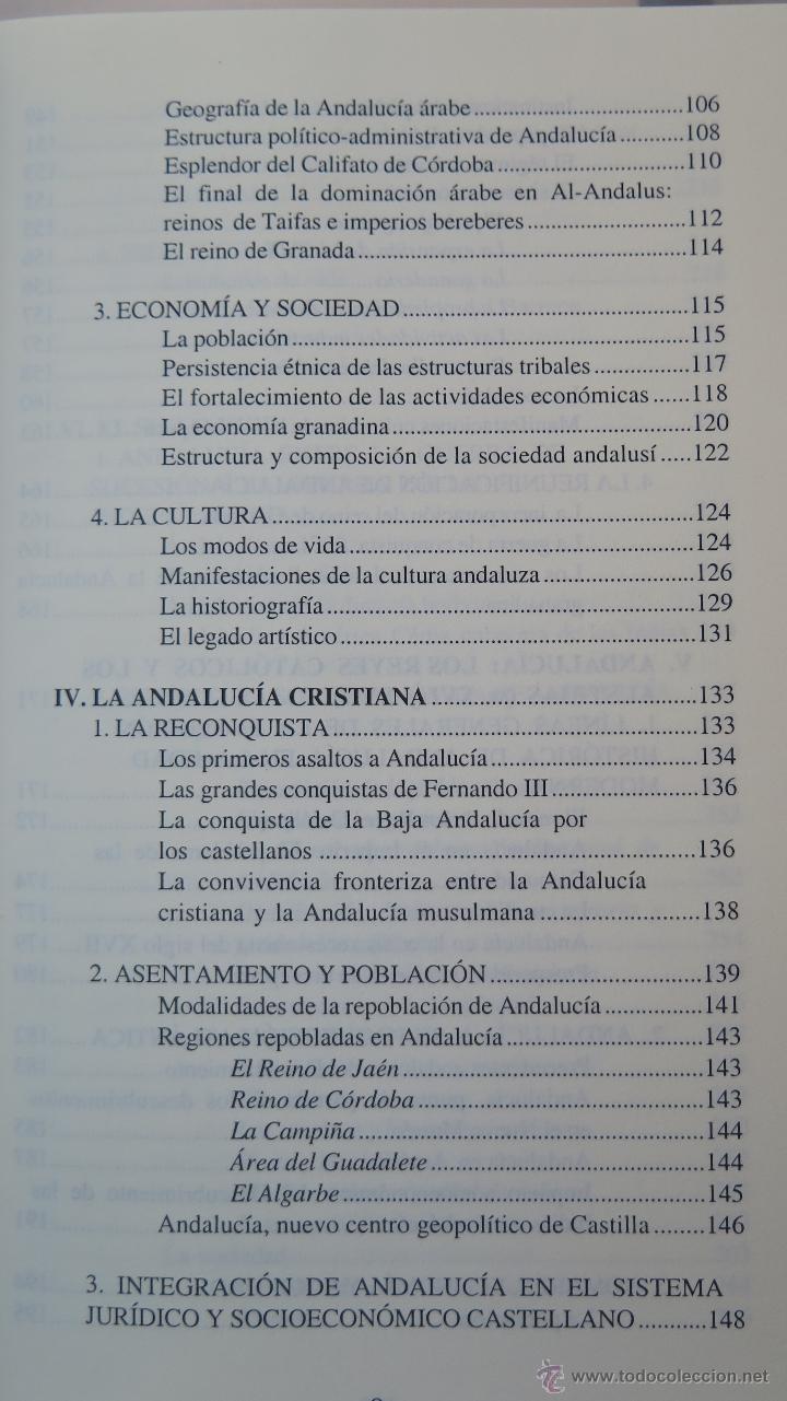 Libros de segunda mano: HISTORIA DE ANDALUCIA. MANUEL MORENO ALONSO - Foto 4