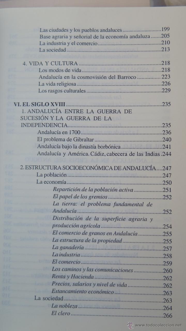 Libros de segunda mano: HISTORIA DE ANDALUCIA. MANUEL MORENO ALONSO - Foto 6