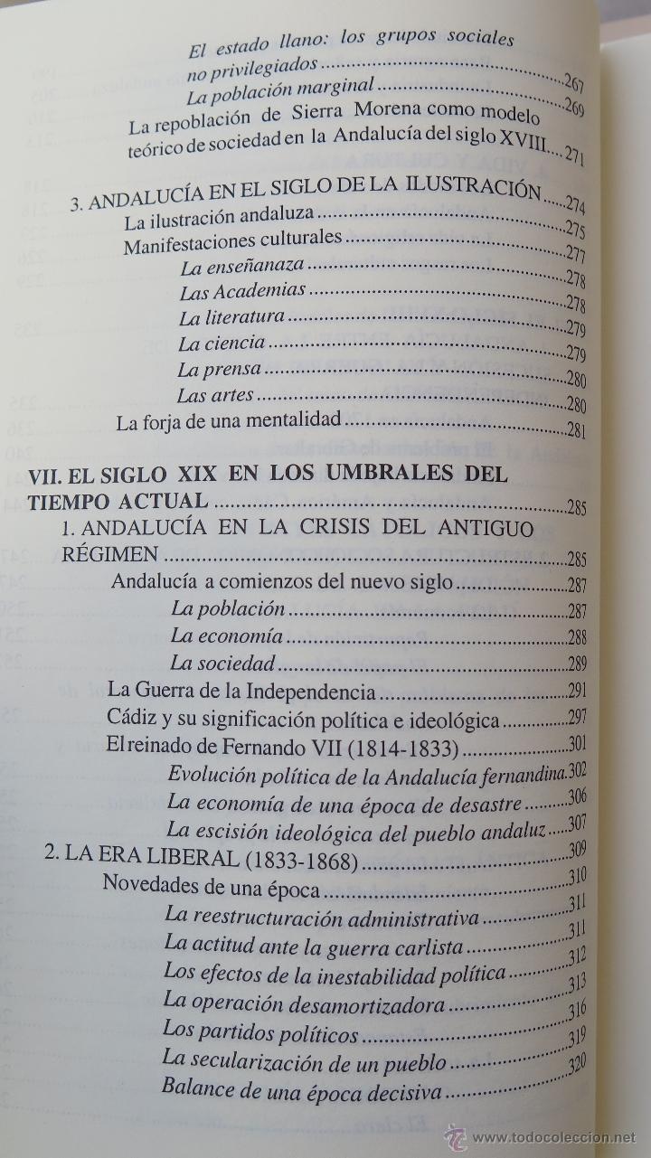 Libros de segunda mano: HISTORIA DE ANDALUCIA. MANUEL MORENO ALONSO - Foto 7
