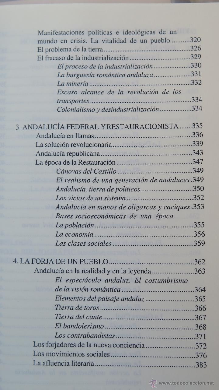 Libros de segunda mano: HISTORIA DE ANDALUCIA. MANUEL MORENO ALONSO - Foto 8