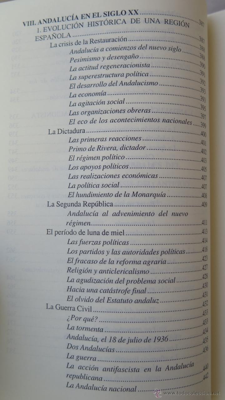 Libros de segunda mano: HISTORIA DE ANDALUCIA. MANUEL MORENO ALONSO - Foto 9