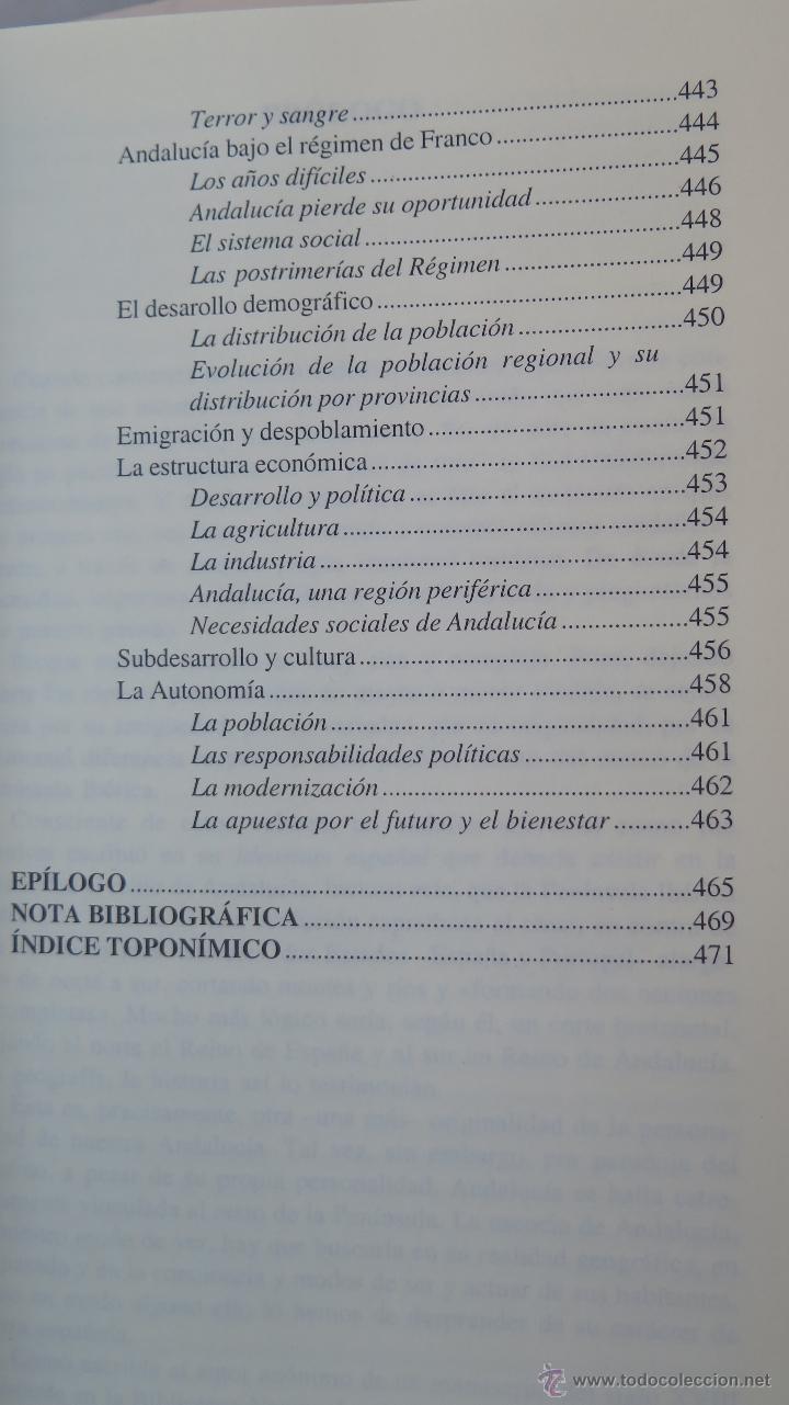 Libros de segunda mano: HISTORIA DE ANDALUCIA. MANUEL MORENO ALONSO - Foto 10