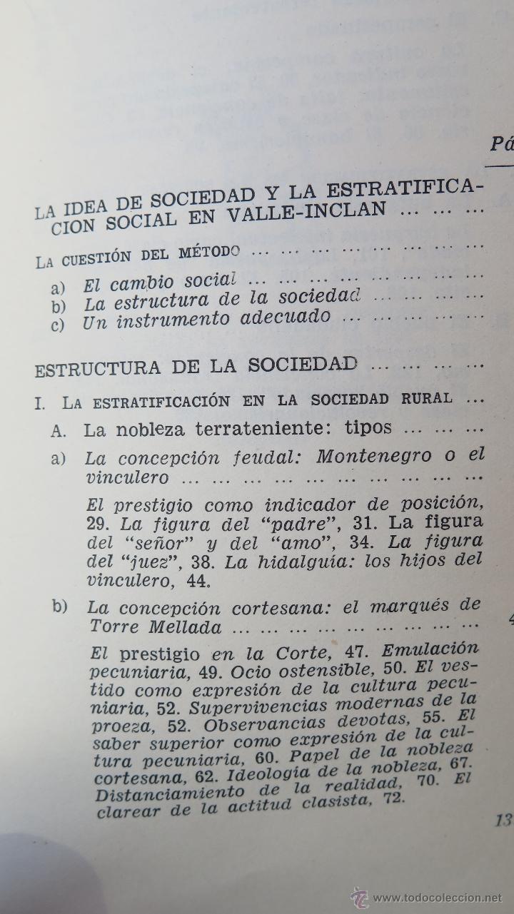 Libros de segunda mano: LA IDEA DE SOCIEDAD EN VALLE INCLAN - Foto 2