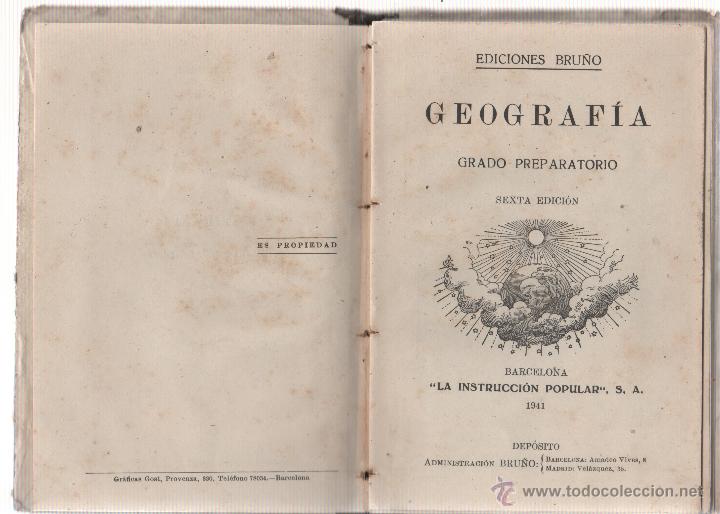Libros de segunda mano: libro geografia curso preparatorio - Foto 3