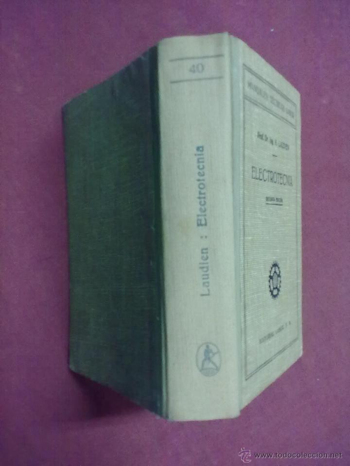 Libros de segunda mano: PROF. DR. ING. K. LAUDIEN ELECTROTENIA 1945 - Foto 1