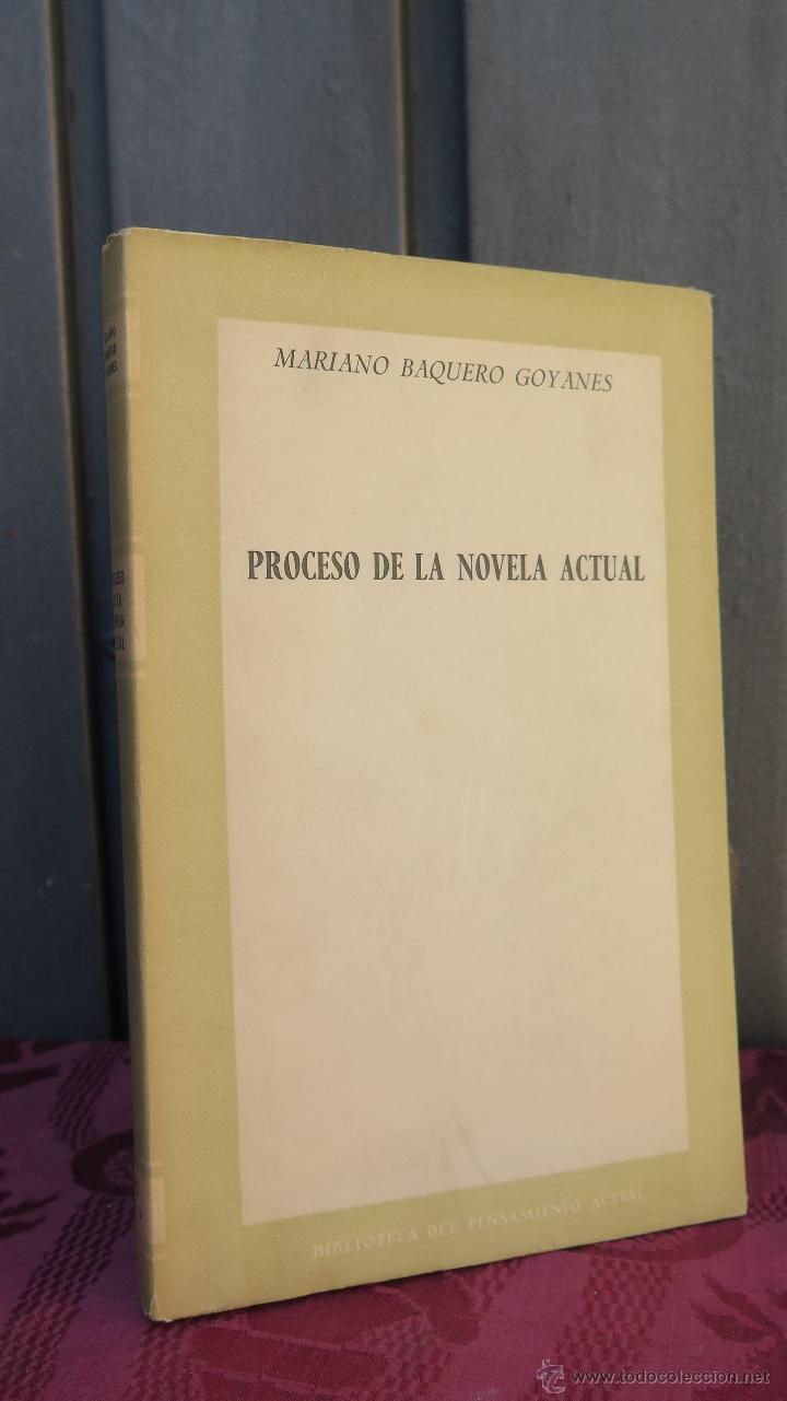 Second hand books: PROCESO DE LA NOVELA ACTUAL. MARIANO BOYANES