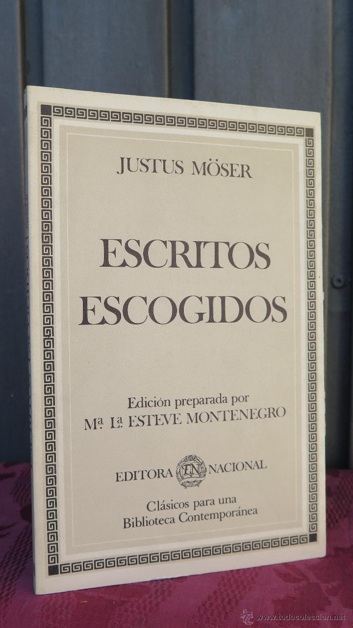 Libros de segunda mano: ESCRITOS ESCOGIDOS. JUSTUS M&Ouml;SER - Foto 1