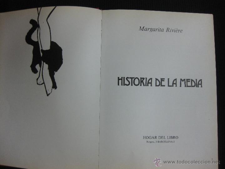 Libros de segunda mano: HISTORIA DE LA MEDIA. MARGARITA RIVIERE. HOGAR DEL LIBRO.1983. - Foto 1
