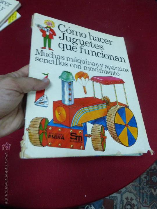 Libros de segunda mano: COMO HACER JUGUETES QUE FUNCIONAN - EDICIONES PLESA / SM - libro descatalogado y dificil. - Foto 2