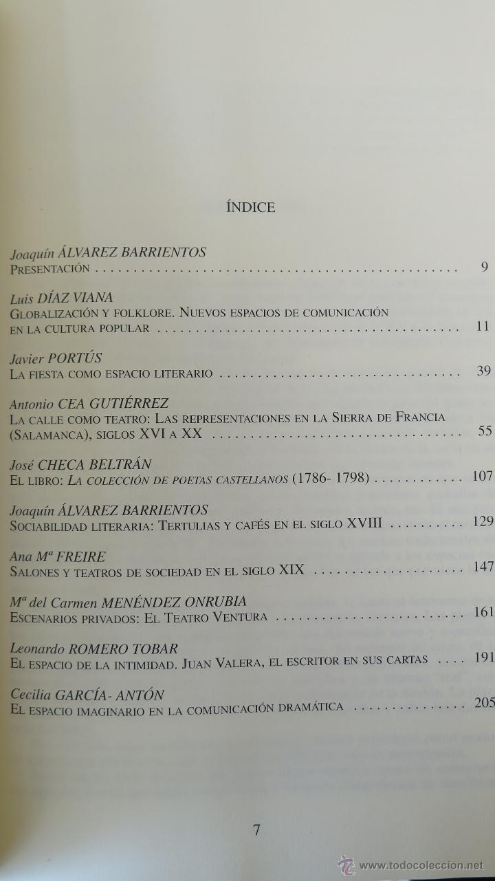 Libros de segunda mano: ESPACIOS DE LA COMUNICACION LITERARIA. JOAQUIN ALVAREZ. CSIC - Foto 2