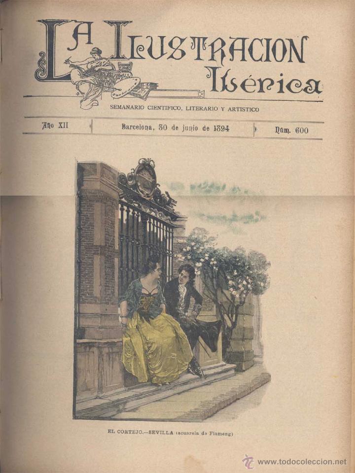 Libros de segunda mano: LA ILUSTRACI&Oacute;N IB&Eacute;RICA 1894 - Foto 3