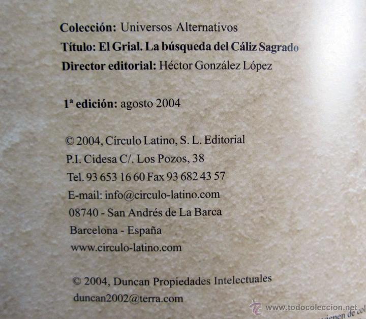 Libros de segunda mano: EL GRIAL, LA BUSQUEDA DEL CALIZ SAGRADO - CIRCULO LATINO - Foto 2
