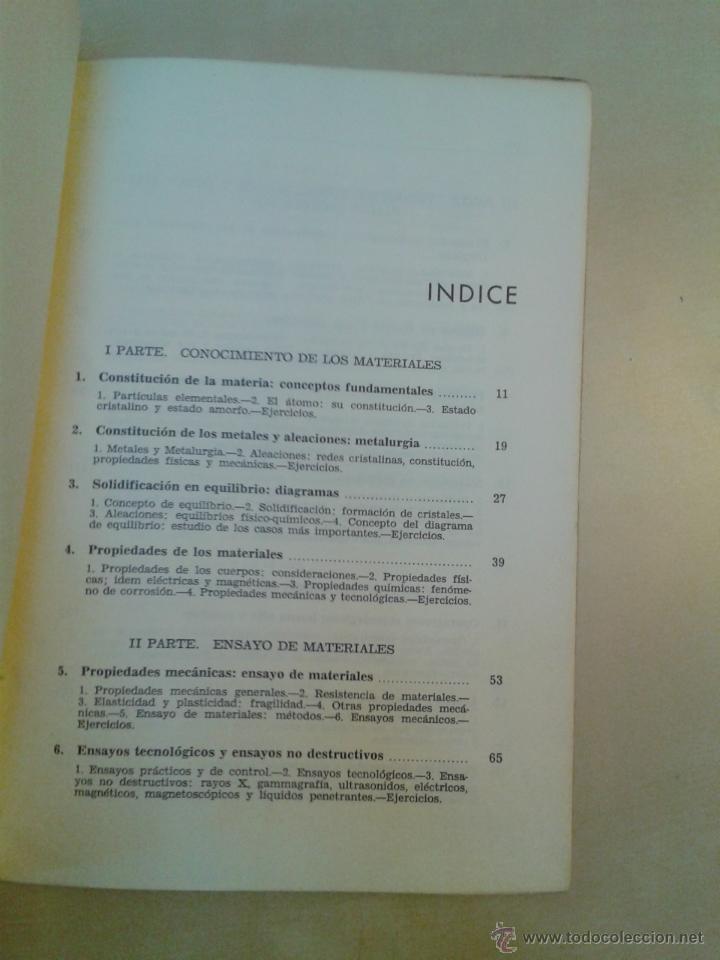 Libros de segunda mano: TECNOLOG&Iacute;A GENERAL Y CONOCIMIENTOS B&Aacute;SICOS DE TALLER. JOSE ORS, MARCIAL BUSTINDUY. ED. AUGUSTINUS - Foto 4