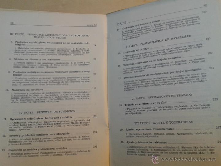 Libros de segunda mano: TECNOLOG&Iacute;A GENERAL Y CONOCIMIENTOS B&Aacute;SICOS DE TALLER. JOSE ORS, MARCIAL BUSTINDUY. ED. AUGUSTINUS - Foto 5