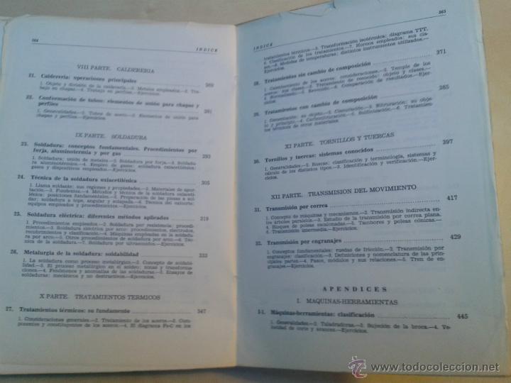 Libros de segunda mano: TECNOLOG&Iacute;A GENERAL Y CONOCIMIENTOS B&Aacute;SICOS DE TALLER. JOSE ORS, MARCIAL BUSTINDUY. ED. AUGUSTINUS - Foto 6