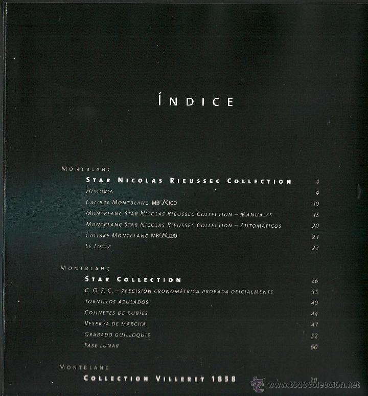 Libros de segunda mano: * RELOJES * Timepieces Mont Blanc - 2008 * LANG LANG * - Foto 3
