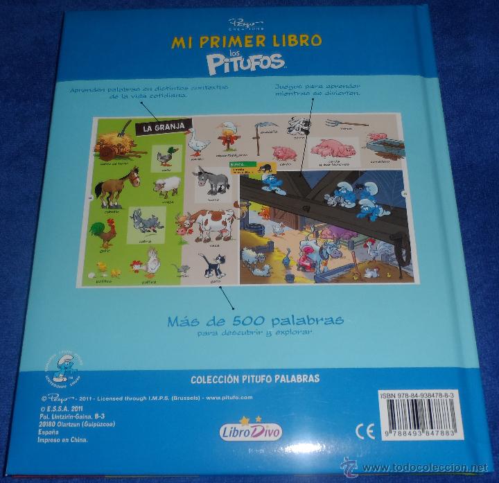 Libros de segunda mano: Los Pitufos - Mi primer Libro - Colecci&oacute;n Pitufo Palabras - LibroDivo (2011) &iexcl;Impecable! - Foto 7