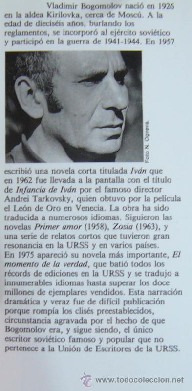 Libros de segunda mano: EL MOMENTO DE LA VERDAD - VLADIMIR BOGOMOLOV - Foto 4