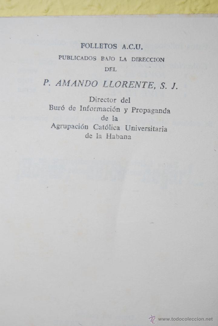 Libros de segunda mano: HOGAR, DULCE HOGAR - EDITORIAL SAL TERRAE - SANTANDER - 1961 - FOLLETO - Foto 3