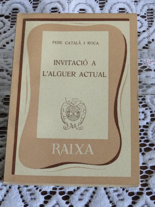 Libros de segunda mano: Invitaci&oacute; a lAlguer actual.-- Catal&agrave; i Roca,Pere - Foto 1