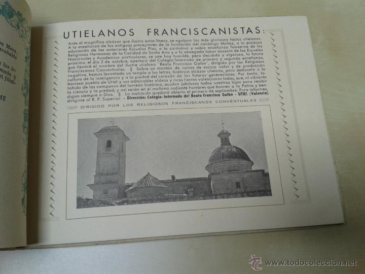 Libros de segunda mano: PROGRAMA OFICIAL DE FERIA Y FIESTAS DE UTIEL DE 1951 - Foto 6