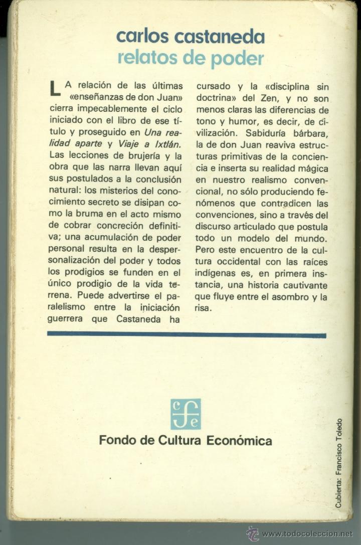 Libros de segunda mano: RELATOS DE PODER - CARLOS CASTANEDA (1980, BUEN ESTADO) - Foto 2