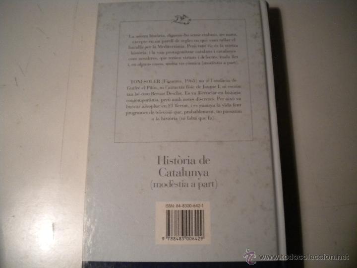 Libros de segunda mano: Hist&ograve;ria de Catalunya ( mod&egrave;stia a part ) (Catal&agrave;) - Foto 5