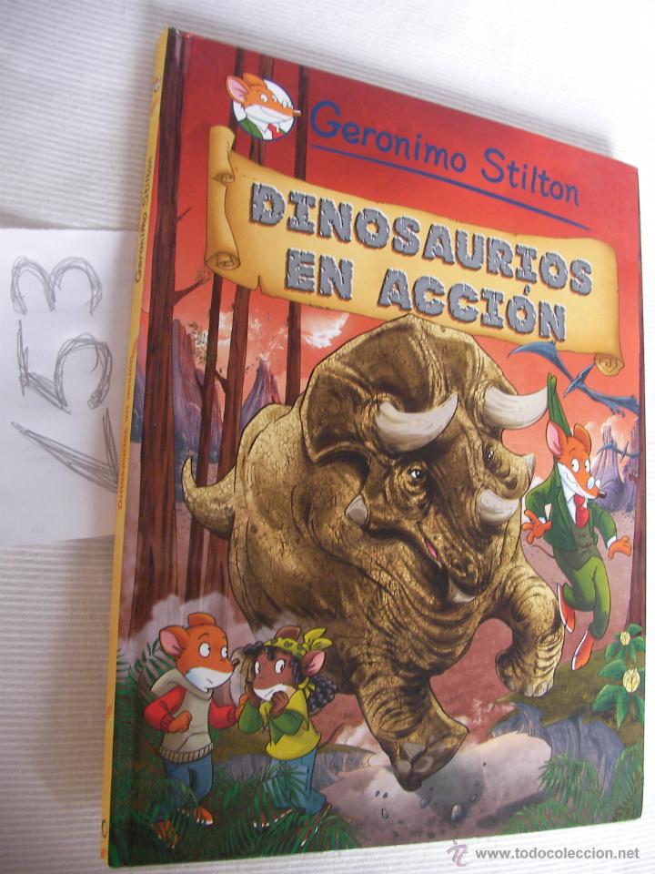 Libros de segunda mano: DINOSAURIOS EN ACCION - GERONIMO STILTON - ENVIO GRATIS A ESPA&Ntilde;A - Foto 1
