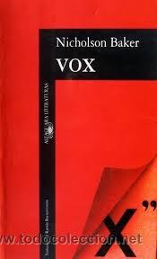 Libros de segunda mano: VOX, NICHOLSON BAKER, ALFAGUARA - Foto 1