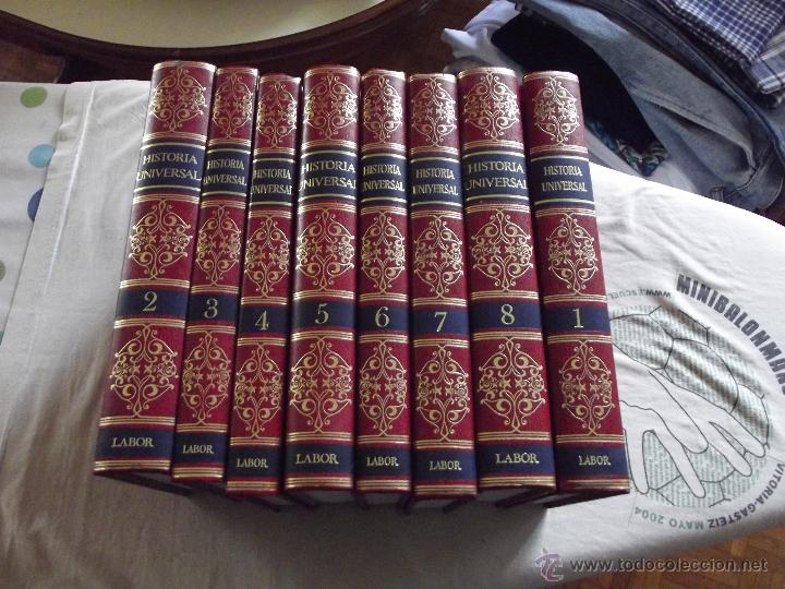Libros de segunda mano: HISTORIA UNIVERSAL LABOR 8 TOMOS - Foto 1
