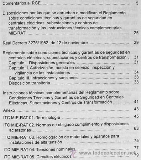 Libros de segunda mano: REGLAMENTO SOBRE CENTRALES EL&Eacute;CTRICAS, SUBESTACIONES Y CENTROS DE TRANSFORMACI&Oacute;N - ED. TEBAR 2002 - Foto 2