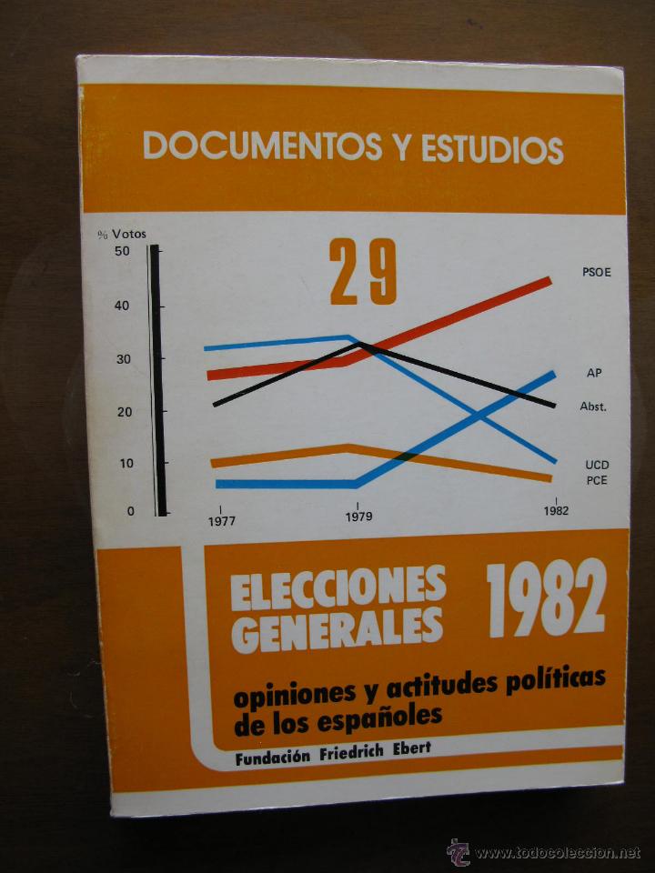 Libros de segunda mano: DOCUMENTOS Y ESTUDIOS. ELECCIONES GENERALES 1982. Fundaci&oacute;n Friedrich Ebert - Foto 1