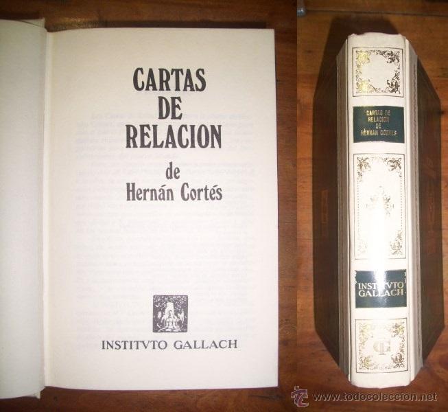 Libros de segunda mano: CORT&Eacute;S, Hern&aacute;n. Cartas de relaci&oacute;n - Foto 1