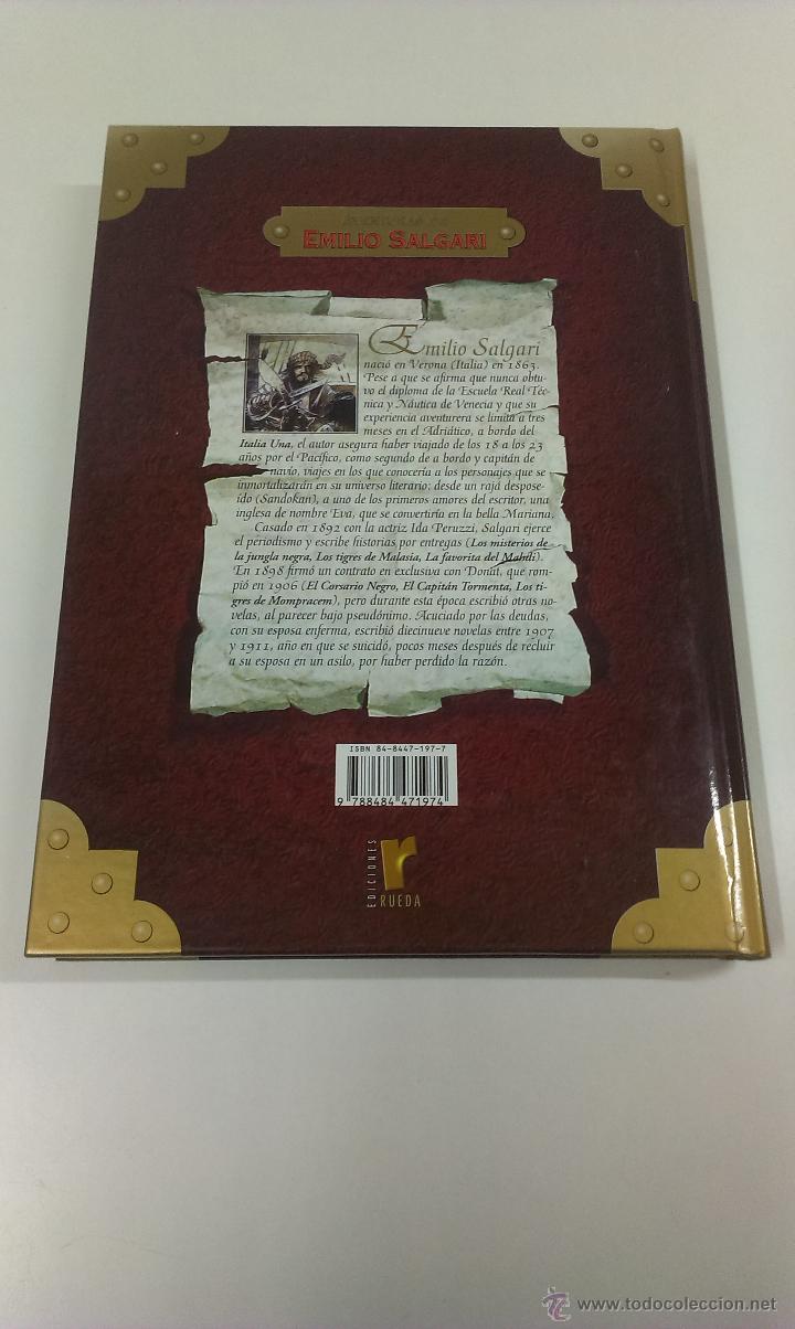 Libros de segunda mano: LA PERLA DEL RIO ROJO ( EMILIO SALGARI ) EDICIONES RUEDA - Foto 2