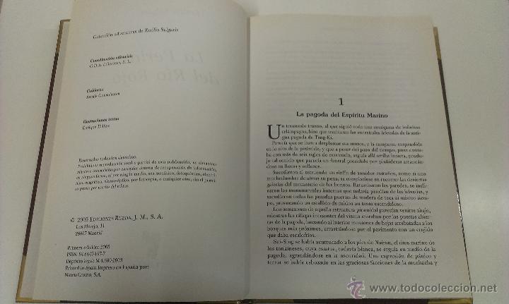 Libros de segunda mano: LA PERLA DEL RIO ROJO ( EMILIO SALGARI ) EDICIONES RUEDA - Foto 3