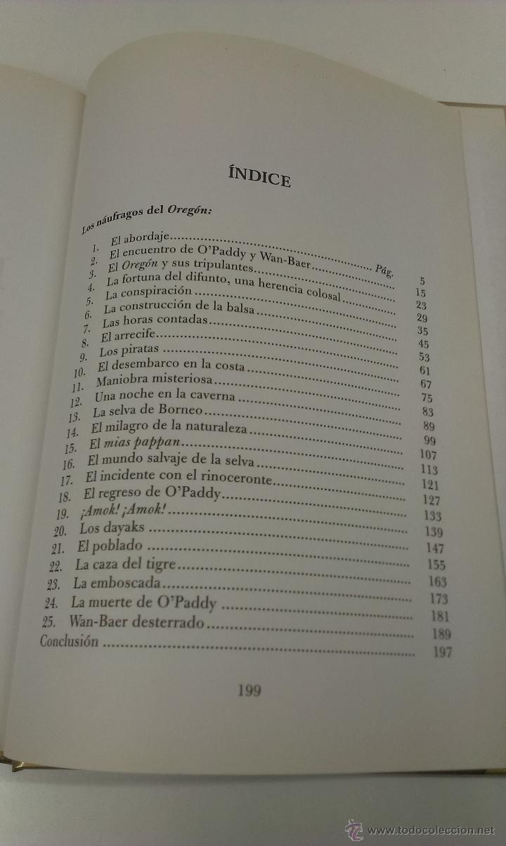 Libros de segunda mano: LOS NAUFRAGOS DE OREGON ( EMILIO SALGARI ) EDICIONES RUEDA - Foto 5