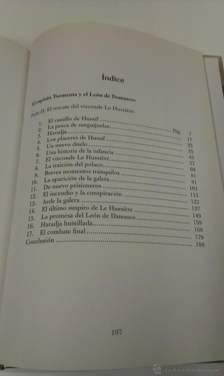 Libros de segunda mano: EL CAPITAN TORMENTA Y EL LEON DE DAMASCO II ( EMILO SALGARI ) EDICIONES RUEDA - Foto 6