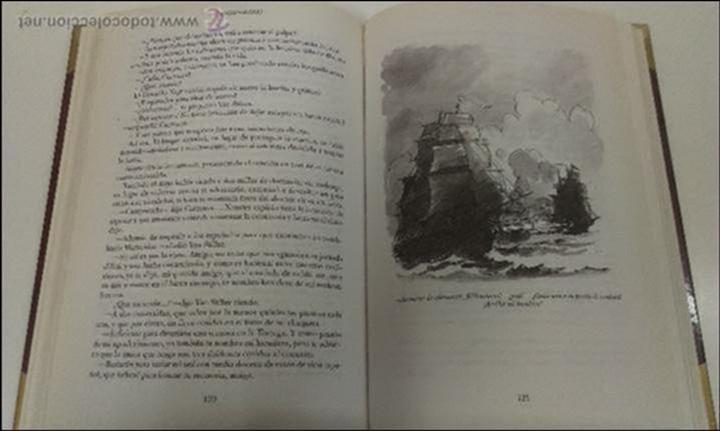 Libros de segunda mano: EL CORSARIO NEGRO LIBROS I -II ( EMILIO SALGARI ) EDICIONES RUEDA - Foto 4