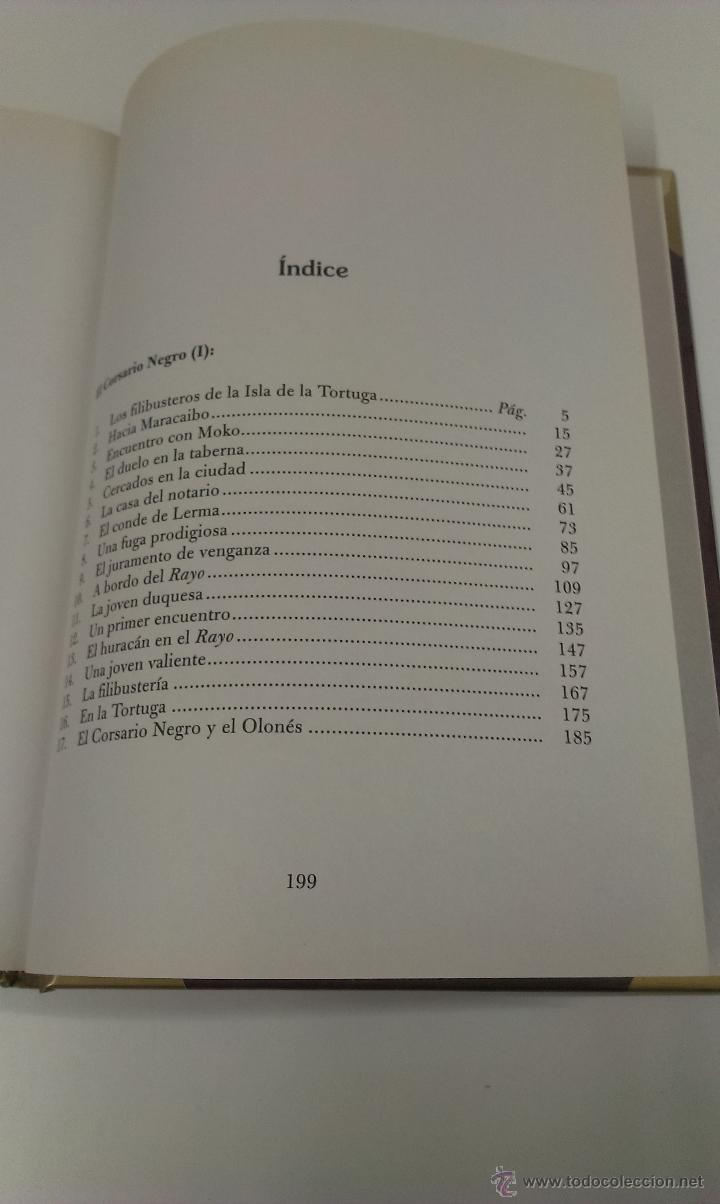 Libros de segunda mano: EL CORSARIO NEGRO LIBROS I -II ( EMILIO SALGARI ) EDICIONES RUEDA - Foto 5