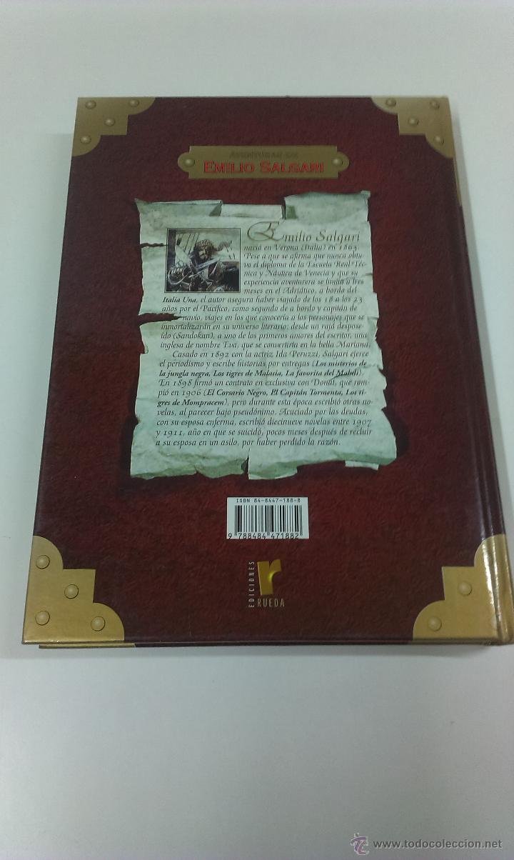 Libros de segunda mano: EL CORSARIO NEGRO LIBROS I -II ( EMILIO SALGARI ) EDICIONES RUEDA - Foto 6