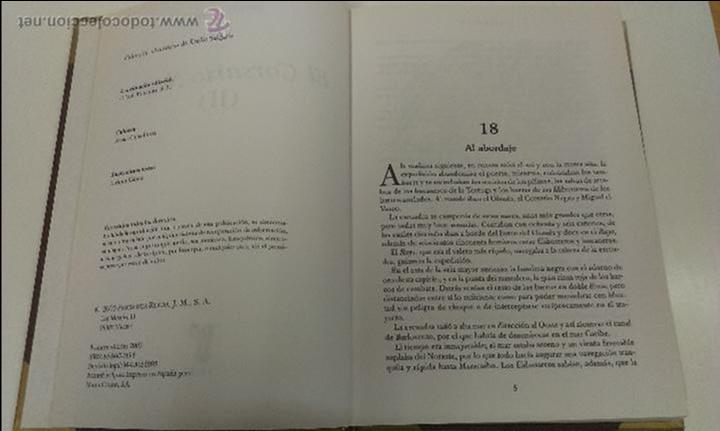Libros de segunda mano: EL CORSARIO NEGRO LIBROS I -II ( EMILIO SALGARI ) EDICIONES RUEDA - Foto 8