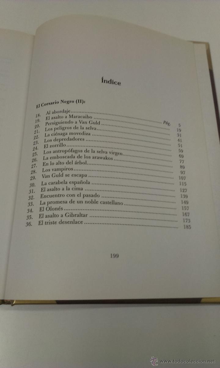 Libros de segunda mano: EL CORSARIO NEGRO LIBROS I -II ( EMILIO SALGARI ) EDICIONES RUEDA - Foto 10
