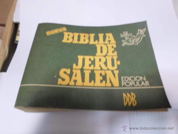 Libros de segunda mano: Nueva Biblia de Jerusalen, Edicion Popular, DDB,1975 - Foto 1