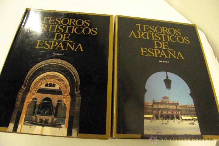 Libros de segunda mano: TESOROS ART&Iacute;STICOS DE ESPA&Ntilde;A, 2 TOMOS. - Foto 1