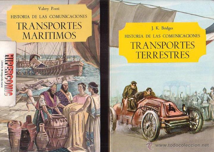 Gebrauchte B&uuml;cher: HISTORIA DE LAS COMUNICACIONES - TRANSPORTES MARITIMOS, TRANSPORTES TERRESTRES